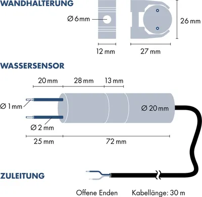 Obrázek produktu pro H-Tronic 1114500 WPS 5000 Hladinový regulátor plnění, vyprazdňování 30.00m