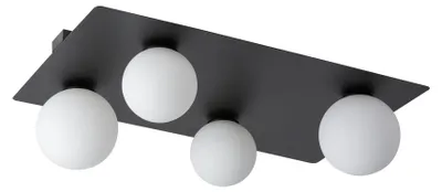 Zdjęcie produktu dla Lampa sufitowa Argon czarno-biała 4xG9x12W szkło wym:19x62x38cm IP20 Sigma Lighting