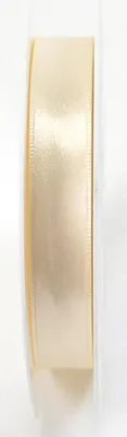 Produktbild von Doppelsatinband - 15 mm x 25 m, creme, 1 St.