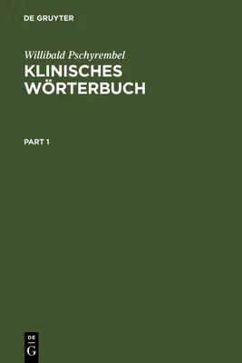 Produktbild von Klinisches Wörterbuch