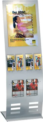 Produktbild von kerkmann Infoständer/Prospekt Bodenständer breit Speditionsversand