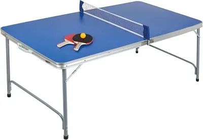 Produktbild von 40464 - Tischtennisplatte compact, klappbar, 160 x 80 x 70 cm, Blau