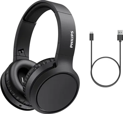 Zdjęcie produktu dla Philips 5000 series TAH5209BK/00, Bezprzewodowy, 20 - 20000 Hz, Połączenia/muzyka, 223 g, Zestaw słuchawkowy, Czarny
