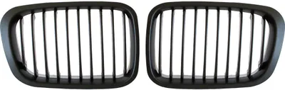 Image de Grille de calandre sport PREMIUM Grille noire pour BMW E46 Limo Touring