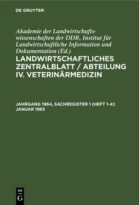 Produktbild von Januar 1965