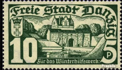 Produktbild von Briefmarken Danzig 1935 Mi 257 postfrisch Winterhilfswerk