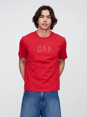 Produktbild von GAP T-Shirt Classic Fit Rundhalsausschnitt Kurzarm mit Logo Größe S aus 100% Baumwolle