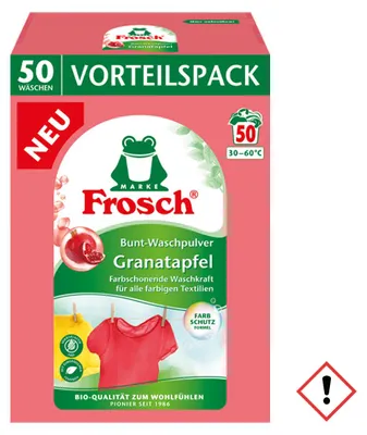 Obrázek produktu pro Frosch Prací prášek v barvě granátového jablka 3300g