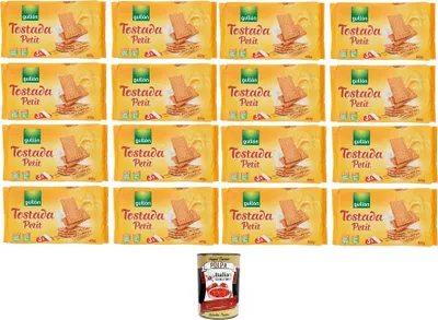 Produktbild von Gullon Biscotti Tostada Petit Tostada Petit Kekse 16x400gr + Italian Gourmet polpa 400g