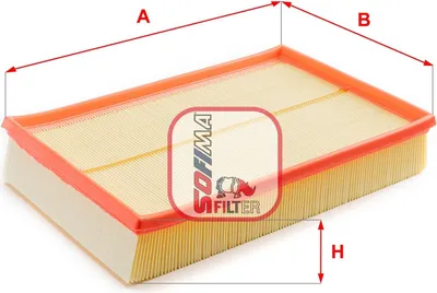 Produktbild von Luftfilter SOFIMA S 9702 A für VOLVO V70 II (285) Filtereinsatz