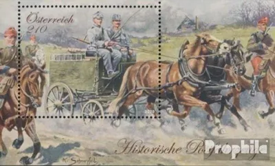 Produktbild von Briefmarken Österreich 2020 Mi Block117 (kompl.Ausg.) gestempelt Historische Postfahrzeuge