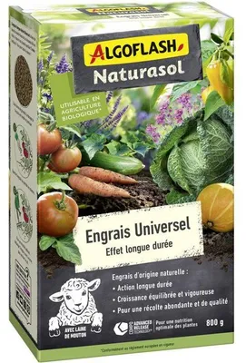 Produktbild von Universaldünger ALGOFLASH NATURASOL, Langzeitwirkung, 800 g, UAB