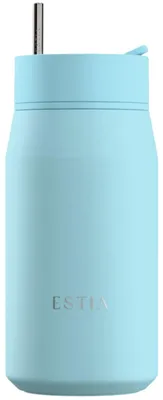 Produktbild von ESTIA Thermobecher Becher 360 ml Isolierbecher hellblau Trinkbecher aus Edelstahl