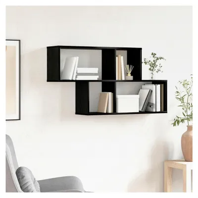 Produktbild von Wandregal Schwarze Eiche 100x25x53 cm MDF
