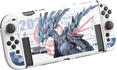 Immagine prodotto di Per Nintendo Switch 2 cover protettiva flessibile in TPU con design a forma di drago