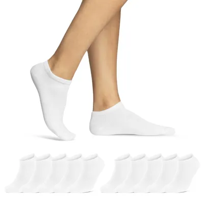 Produktbild von Sneaker Socken Herren Damen Baumwolle - 16900 Weiß 39-42 20 Paar