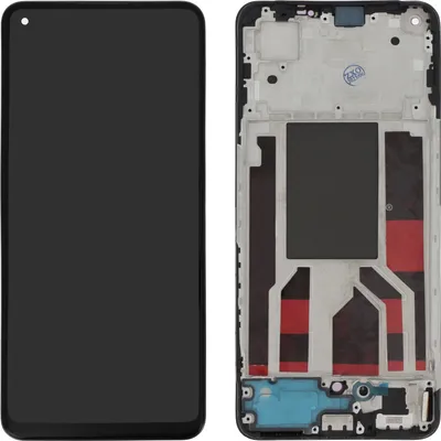 Produktbild von Clappio, LCD-Display mit Touchscreen und Rahmen für Oppo Reno 8 5G, Schwarz