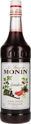 Produktbild von Monin Sirup Grenadine 1 Liter - Cocktails Milchshakes Kaffeesirup (1er Pack)