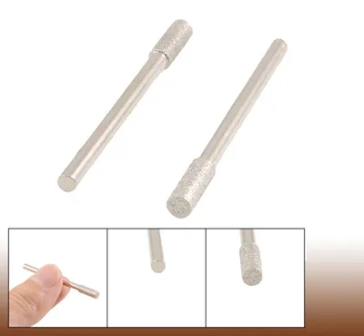 Produktbild von 4x 4mm Zylinderkopf  Schleifstifte Schleifk?rper 45mm Lange 12g de DE de