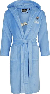 Produktbild von Sesame Street Bademantel Uni Krümmelmonster blau S-M