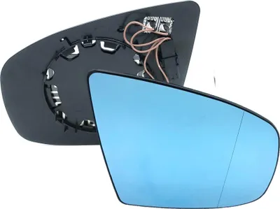 Produktbild von Spiegelglas Spiegel Außenspiegel Glas rechts blau passend für BMW X5 E70 X6 E71