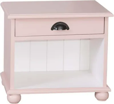 Produktbild von Casa Padrino Landhaus Stil Nacht Schrank Kommode mit 1 Schublade - Jugendstil Shabby Chic Möbel - Massivholz Nachtschränkchen