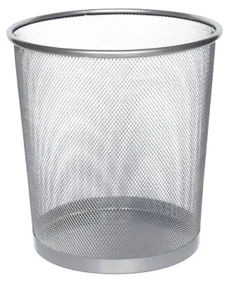 Productafbeelding van keine Marke 18100 Meshline Papierkorb 12l Alu