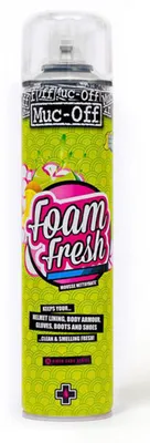 Immagine prodotto di Muc-Off Schiuma per caschi Fresh Spray per caschi Detergente per caschi agli agrumi 400 ml Guanti per scarpe