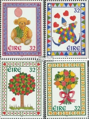 Produktbild von Briefmarken Irland 1995 Mi 882-885 (kompl.Ausg.) postfrisch Grußmarken