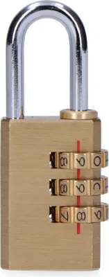 Produktbild von Kombinationsschloss aus Messing 28 mm - Edm