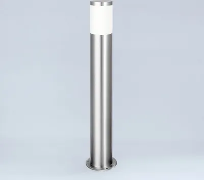 Produktbild von Elegante Außenstandleuchte: Edelstahl-Optik mit E27 Fassung 80cm 296A-800