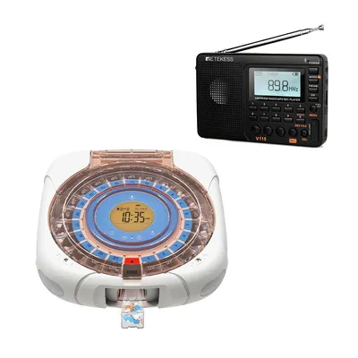 Obrázok produktu pre Sada produktov Retekess: inteligentná liekovka TH017 a prenosné digitálne rádio V115 určené pre seniorov