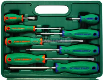 Obrázek produktu pro Sada šroubováků Jonnesway 8Cz. kufřík D71Pp08S