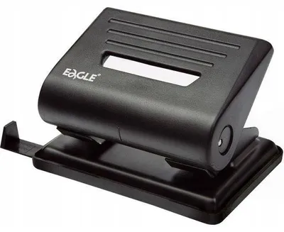 Produktbild von Eagle 837 Schreibtischlocher schwarz für 25 Blatt