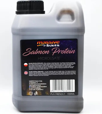 Obrázok produktu pre Tekutá prísada do návnad Massive Baits Hydrolizát proteínu lososa 1 l