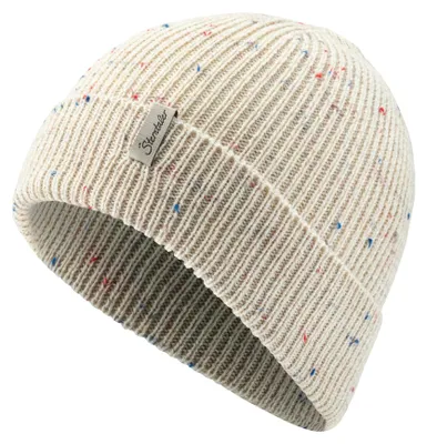 Produktbild von Sterntaler Strickmütze mit Effektgarn - Uni Beanie - Wintermütze mit stylischem Umschlag und Farbtupfen im Garn - Babymütze für den Winter - beige,