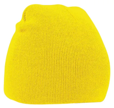 Image de Beechfield - Bonnet « Original » à enfiler pour hommes/femmes Unie FK1593 (taille unique) (jaune)