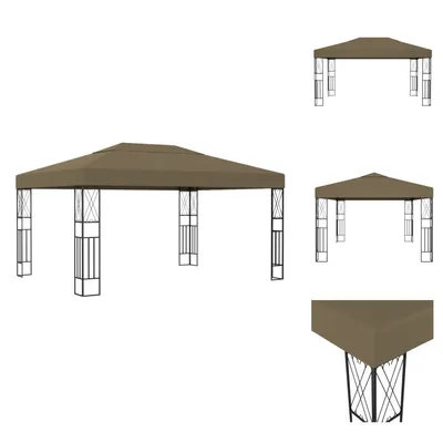 Obrázek produktu pro vidaXL Pavilion 3x4 m Taupe - Pavilony a párty stany
