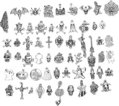 Produktbild von DIY -Anhänger Zubehör Halloween Muster handgefertigtes Schmuckmaterial (60ks Stile)