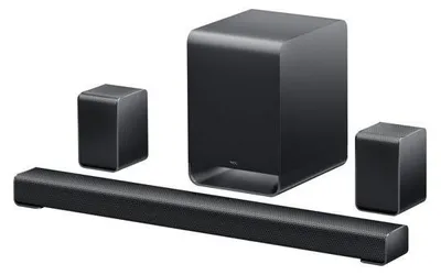 Produktbild von TCL S65K 5.1 Soundbar mit Dolby Atmos, kabellosem Subwoofer und Surround-Lautsprechern
