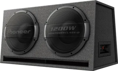 Obrázok produktu pre Pioneer TS-WX1220AH - Aktívny basreflexový dvojitý subwoofer (3 000 W), 2 x 30 cm - CarHifi aktívny basový reproduktor