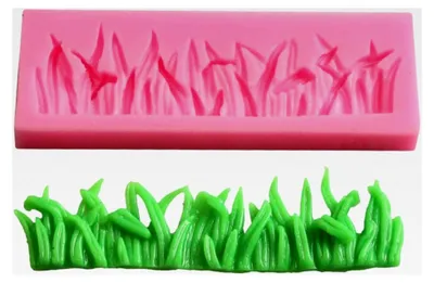 Produktbild von Silikonform in Grasform für Kuchendekoration