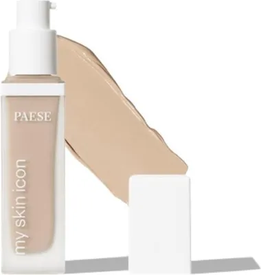 Image de Fond de teint matifiant Paese My Skin Icon, teinte 1N Ecru, 33 ml - Une apparence parfaite grâce à une couverture impeccable et un fini naturel