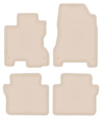 Produktbild von Velours-Fußmatten für Renault Koleos I 2007-2016 (SUV) – 4-tlg, Beige, passgenau – Wielganizator FORTUNA