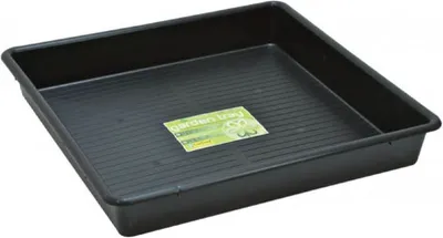 Produktbild von Garland Pflanzschale, quadratisch, schwarz, 80 x 80 x 12 cm