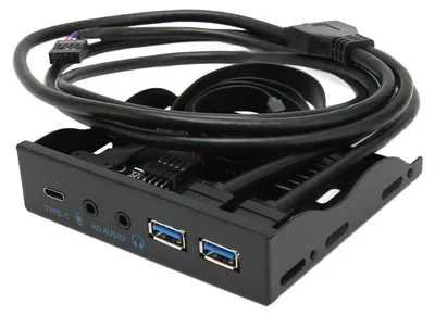 Zdjęcie produktu dla Hub USB C z interfejsem audio do panelu przedniego