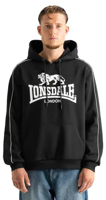 Imagen del producto de Sudadera para hombre Lonsdale, modelo Purfleet, color negro/blanco, talla L