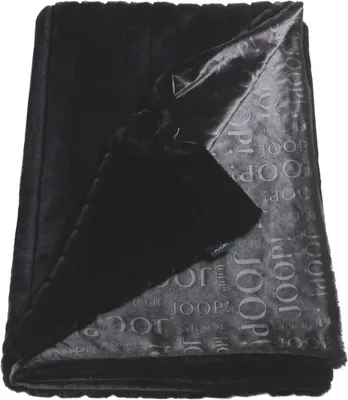 Zdjęcie produktu dla JOOP! kratka / koc Glam czarny 130x170cm