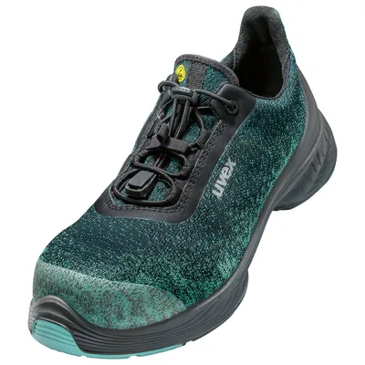 Image de chaussures basses uvex 1 G2 S1P noir, vert, bleu largeur 11 T. 40