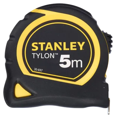 Immagine prodotto di Stanley Tylon tape measure 5 m Acrylonitrile butadiene styrene (ABS), Rubber Black, Yellow